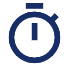 Icon mit einer Stoppuhr